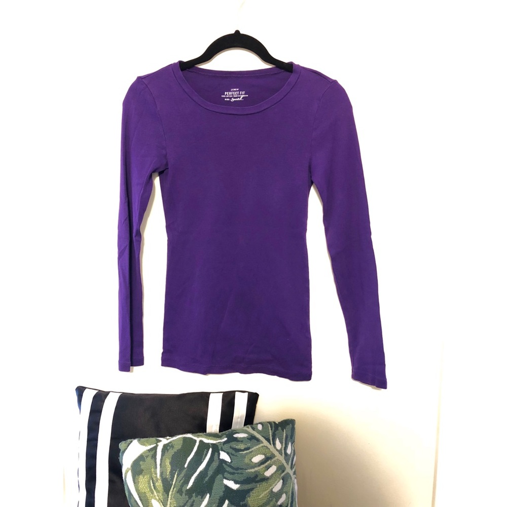 J. Crew Purple Perfect Fit Shirt (S)